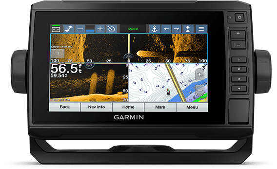 Kartplotter GARMIN ECHOMAP UHD 72cv 7 ClearVü inkl GT24UHDTMsvinger 0100233301