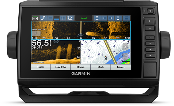 Kartplotter GARMIN ECHOMAP UHD 72sv Kartplotter 7 ClearVü og SideVü 0100233700G