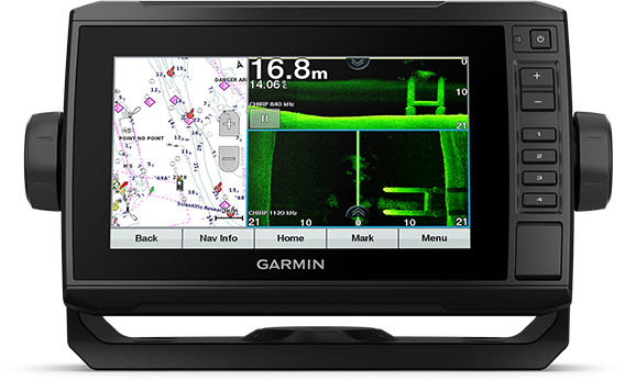 Kartplotter GARMIN ECHOMAP UHD 72sv Kartplotter 7 ClearVü og SideVü 0100233700G