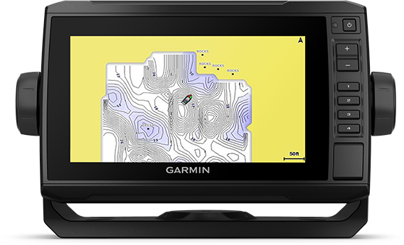 Kartplotter GARMIN ECHOMAP UHD 72sv Kartplotter 7 ClearVü og SideVü 0100233700G