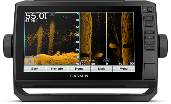 Kartplotter GARMIN ECHOMAP UHD 92sv 9 ClearVü og SideVü usvinger 0100234100