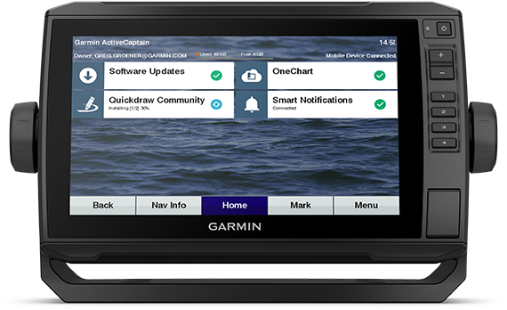 Kartplotter GARMIN ECHOMAP UHD 92sv 9 ClearVü og SideVü inkl GT54TM Pakke 0100234101 G
