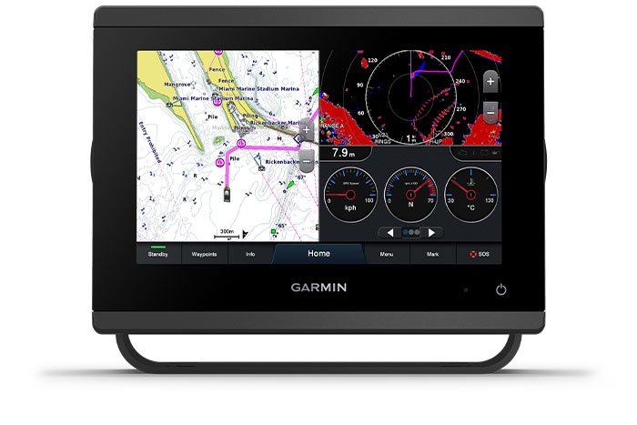 Ekkolodd GARMIN GPSMAP 923 Kartplotter 9 XVGA Touch MFD 0100236600