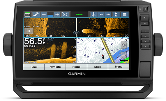 Kartplotter GARMIN ECHOMAP UHD 92sv 9 ClearVü SideVü inkl GT56UHDTM 0100252201