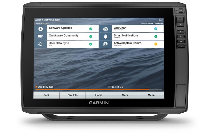 Kartplotter GARMIN ECHOMAP Ultra 122sv 12 ClearVüSideVü inkl GT56UHDTM 0100252801