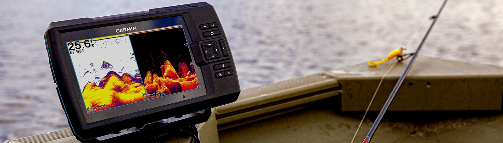 Ekkolodd GARMIN STRIKER Vivid 7sv SideVüClearVü inkl GT52HWTM svinger 0100255301