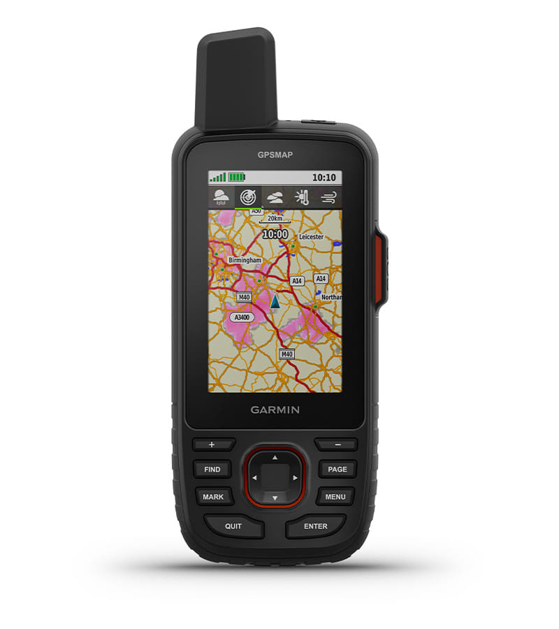 Satelittkommunikasjon GARMIN GPSMAP 67i Bærbar kartplotter og satcom 0100281201