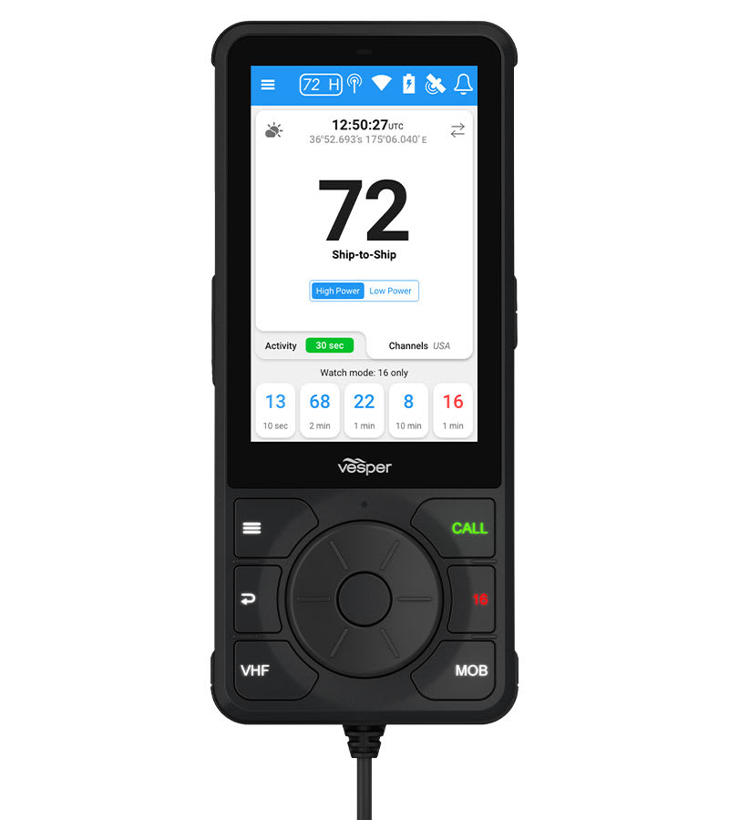 VHF og AIS CORTEX V1 VHFradio med SmartAIS SOTDMA m ekstern fartøysovervåkning 0100281420
