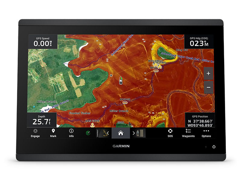 Kartplotter GARMIN GPSMAP 1623 16 Multitouch uekkolodd 0100291900