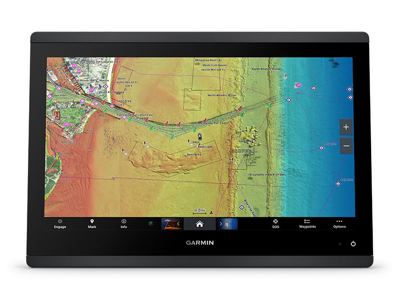 Kartplotter GARMIN GPSMAP 1623 16 Multitouch uekkolodd 0100291900