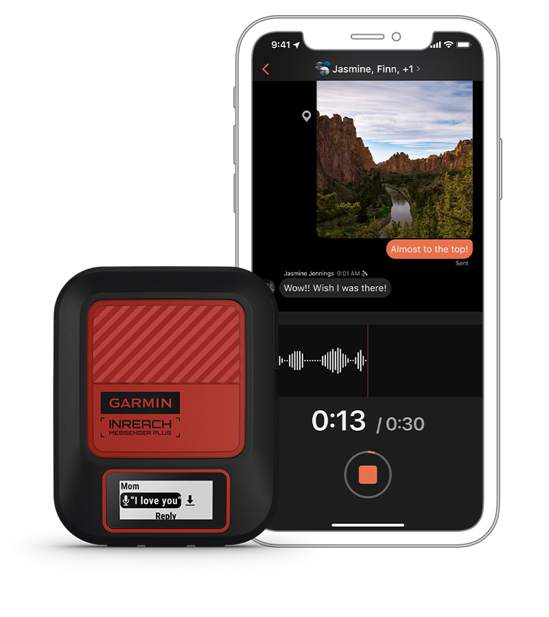 Satelittkommunikasjon GARMIN inReach Messenger Plus SatCom bilde tale og tekstmelding 0100288700