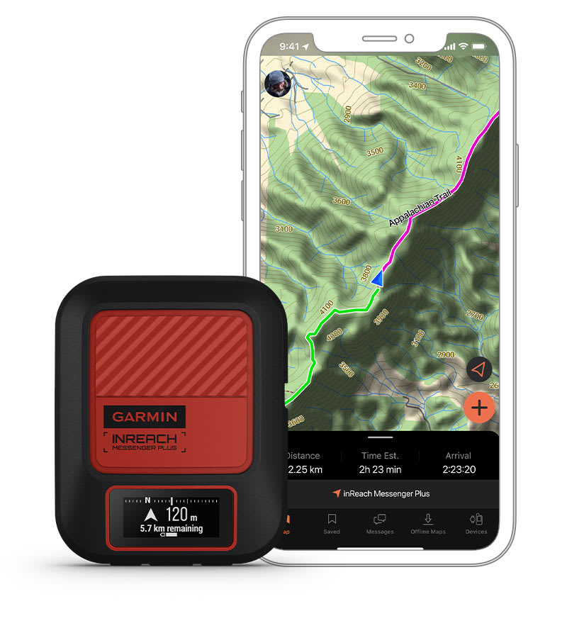 Satelittkommunikasjon GARMIN inReach Messenger Plus SatCom bilde tale og tekstmelding 0100288700