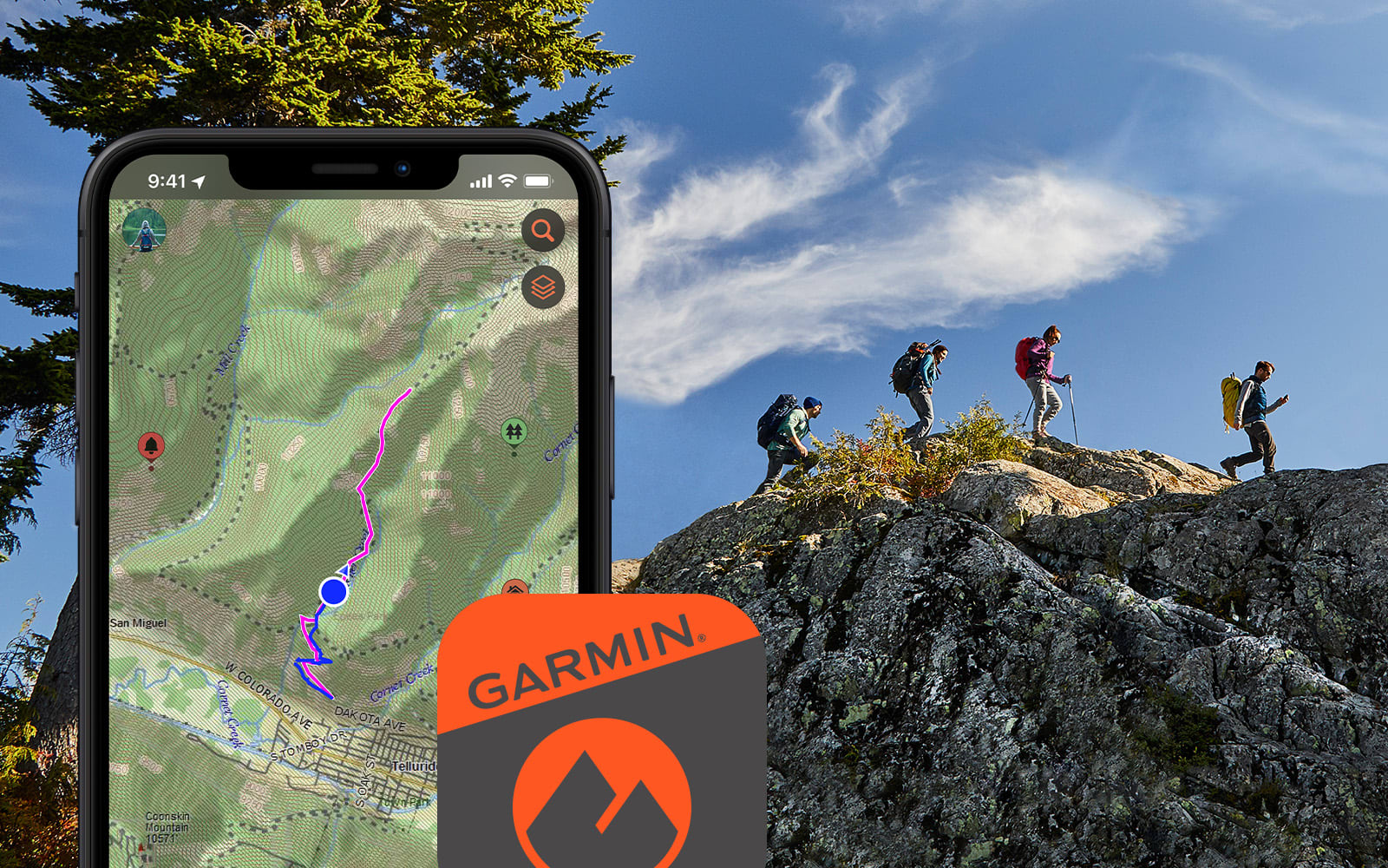 Satelittkommunikasjon GARMIN inReach Messenger Plus SatCom bilde tale og tekstmelding 0100288700