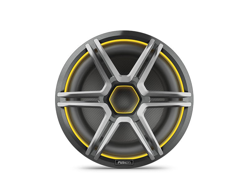 Båthøyttaler FUSION Apollo Subwoofer 12 maritim LED SUB sportshvitt gitter 0100291851