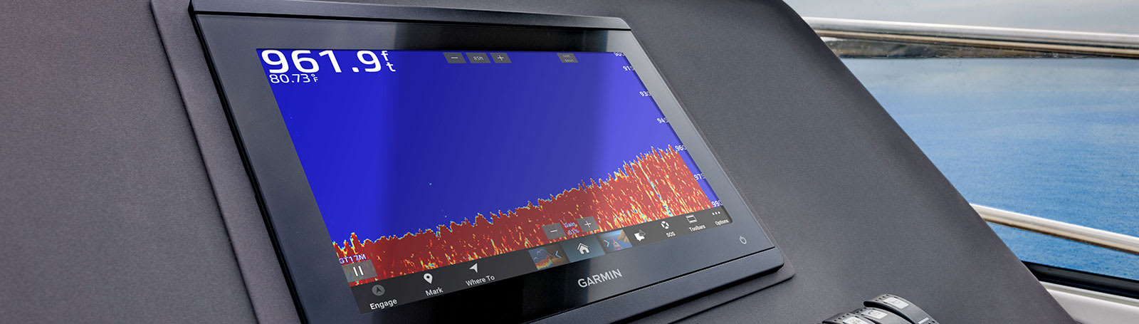 Svingere Givere GARMIN GT17MTHF Gjennomgående svinger 20° tilt 1kW Mid CHIRP 80165kHz 0100293002