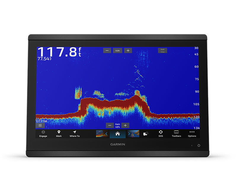 Svingere Givere GARMIN GT17MTHF Gjennomgående svinger 20° tilt 1kW Mid CHIRP 80165kHz 0100293002