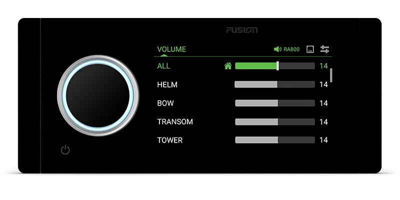 Device FUSION Apollo MSRA800 Marine stereo med touch Wifi 0100293701