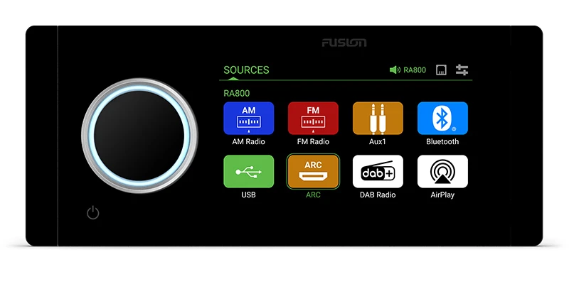 Device FUSION Apollo MSRA800 Marine stereo med touch Wifi 0100293701