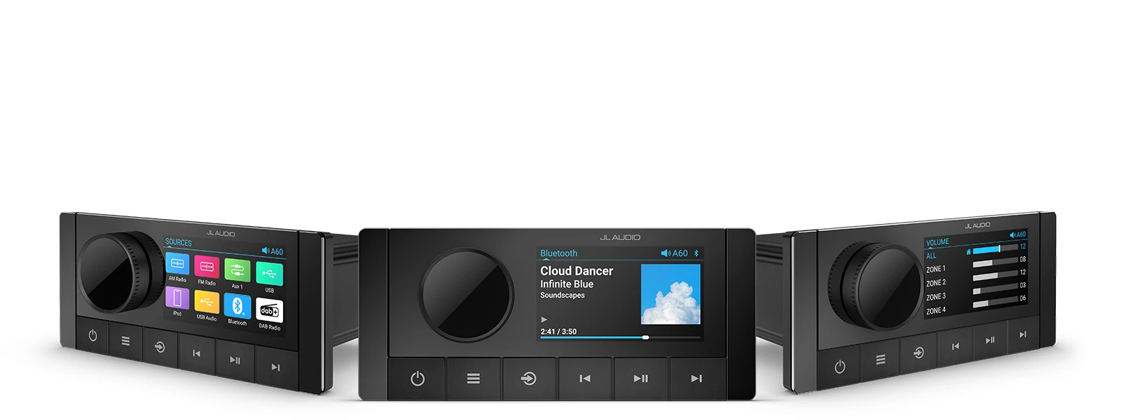 Device JL AUDIO A60 Marine Stereo 4x22W Bluetooth NMEA2000 DSP 0100298300