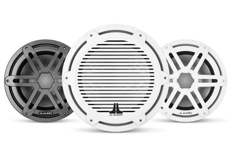 Båthøyttaler JL AUDIO M3 Marine Subwoofer 10 Klassisk hvit front 4 Ohm 175W 0100307000