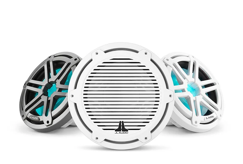 Båthøyttaler JL AUDIO M3 Marine Subwoofer 10 Klassisk hvit front 4 Ohm 175W 0100307000