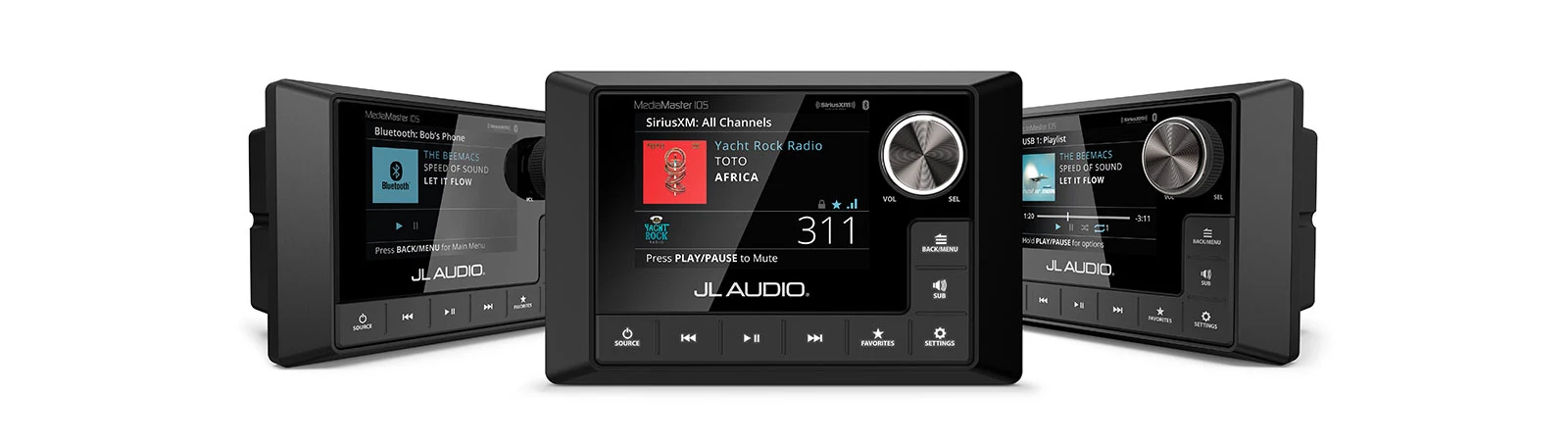 Båtstereo JL AUDIO Marine Stereo MM105 m LCD fargeskjerm 0100313200