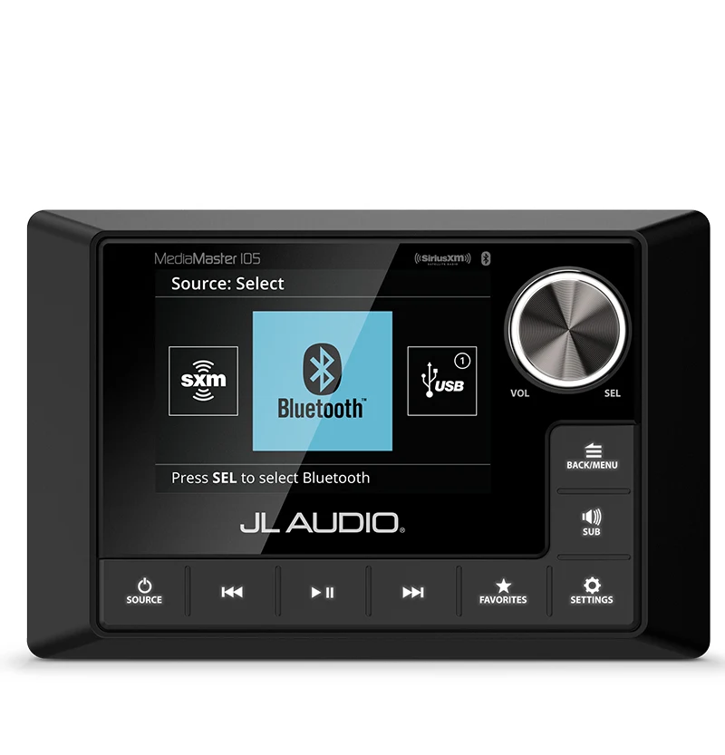 Båtstereo JL AUDIO Marine Stereo MM105 m LCD fargeskjerm 0100313200