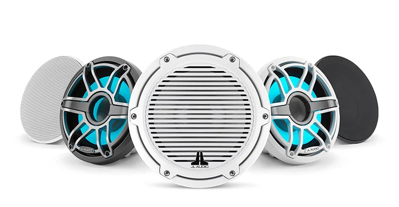 Device JL AUDIO Marine Subwoofer M6 8 200W RMS 4 Ohm Hvit klassisk gitter 0100308000