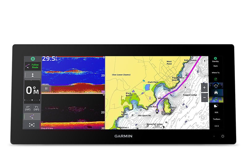 Kartplotter GARMIN GPSMAP 1523xsv 15 Ultrawide IPS touchskjerm ekkolodd 0100385500