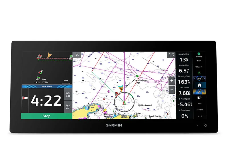 Kartplotter GARMIN GPSMAP 1523xsv 15 Ultrawide IPS touchskjerm ekkolodd 0100385500