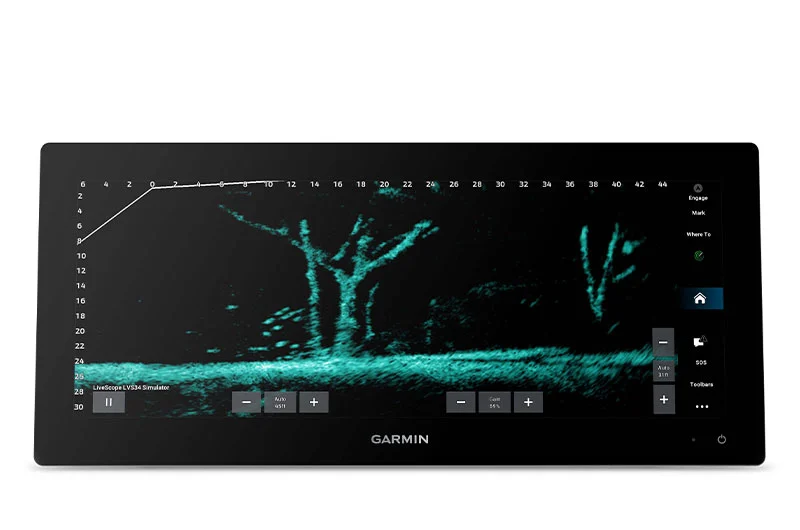Kartplotter GARMIN GPSMAP 1523xsv 15 Ultrawide IPS touchskjerm ekkolodd 0100385500