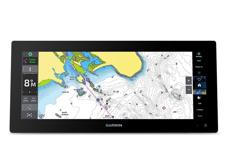 Kartplotter GARMIN GPSMAP 1523xsv 15 Ultrawide IPS touchskjerm ekkolodd 0100385500