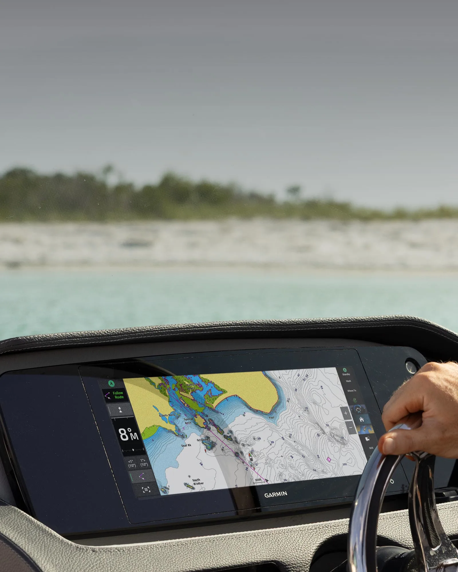 Kartplotter GARMIN GPSMAP 1523xsv 15 Ultrawide IPS touchskjerm ekkolodd 0100385500