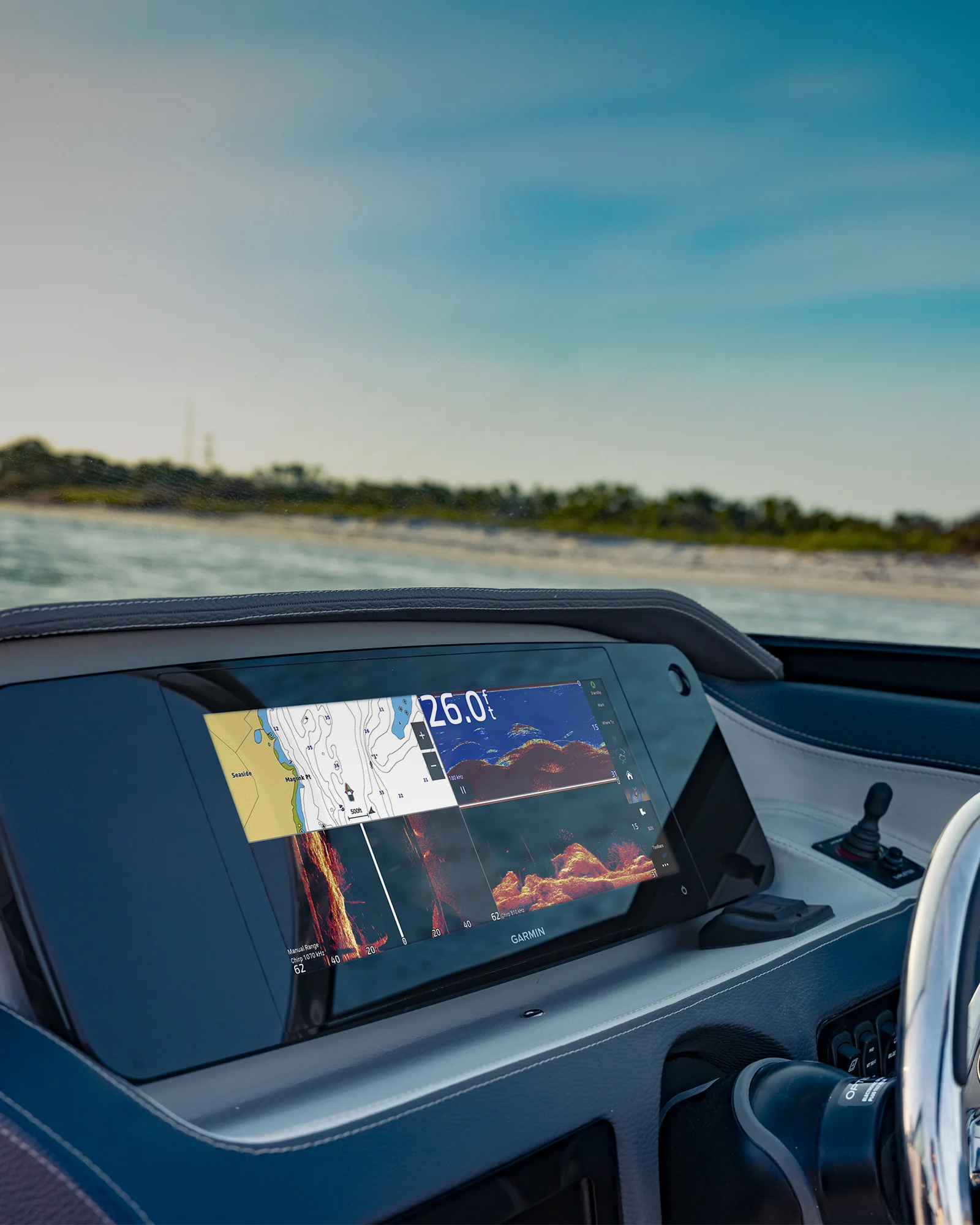 Kartplotter GARMIN GPSMAP 1523xsv 15 Ultrawide IPS touchskjerm ekkolodd 0100385500