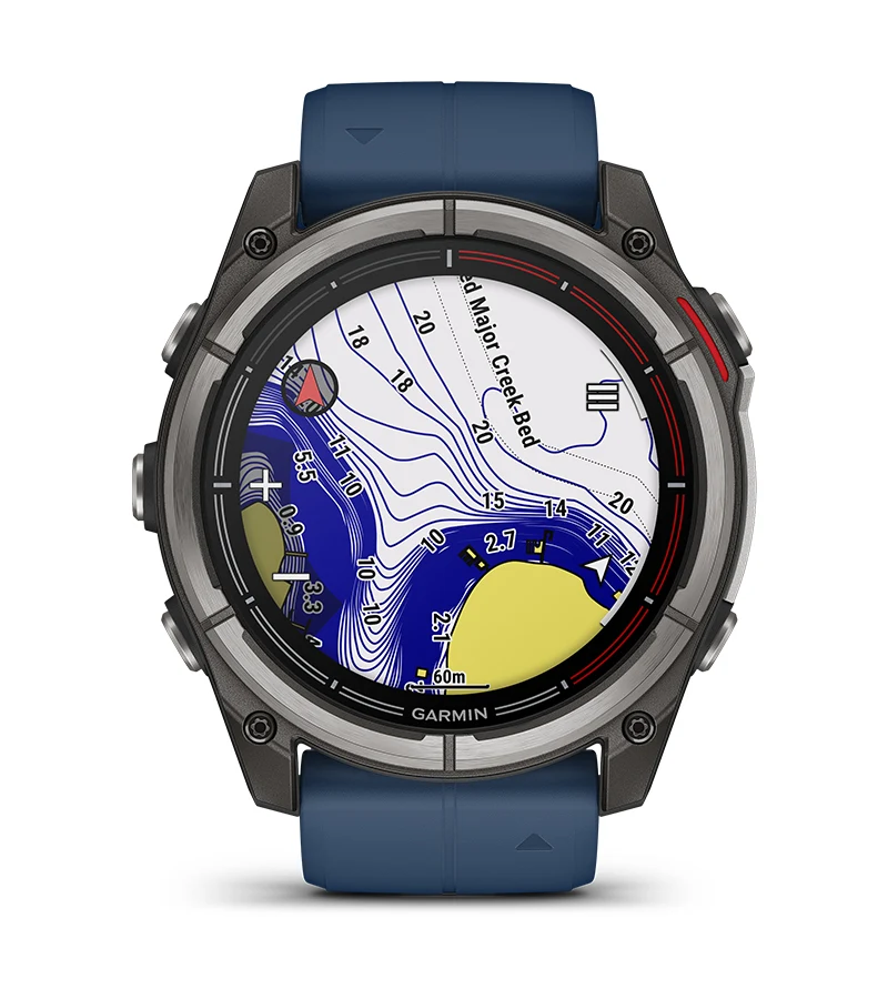 Seilklokke GARMIN Quatix 8 Maritim Sportsklokke 51mm urskive AmoLED skjerm 0100290591
