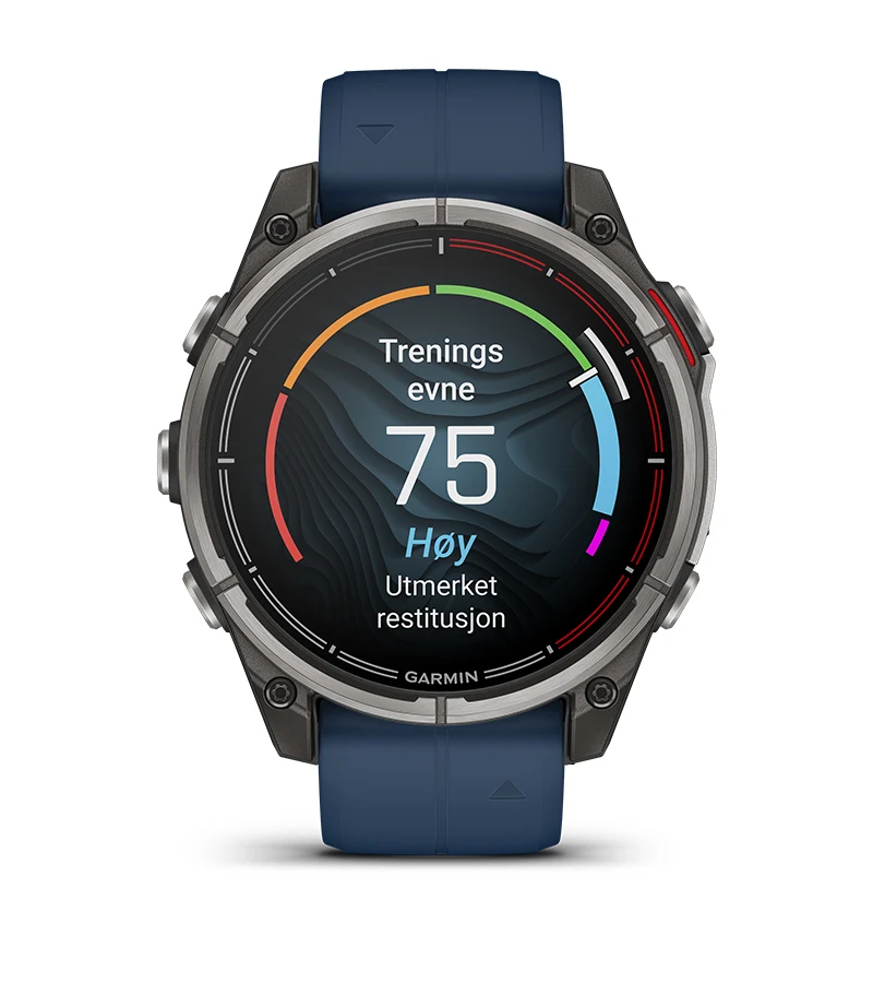 Seilklokke GARMIN Quatix 8 Maritim Sportsklokke 47mm urskive AmoLED skjerm 0100290451