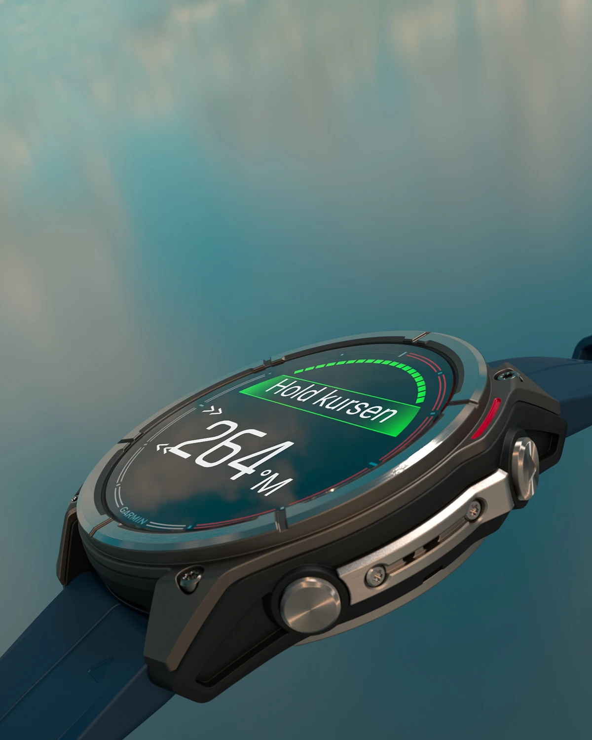Seilklokke GARMIN Quatix 8 Maritim Sportsklokke 47mm urskive AmoLED skjerm 0100290451