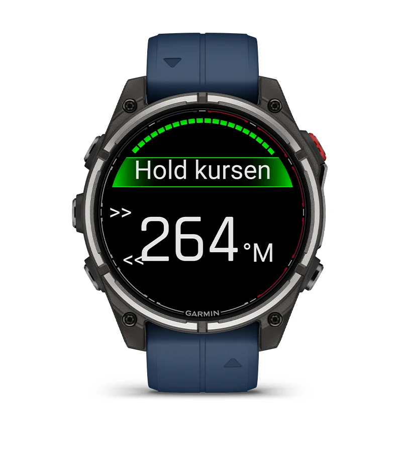 Seilklokke GARMIN Quatix 8 PRO Maritim klokke 47 mm Amoled mInreach SOS 0100319851