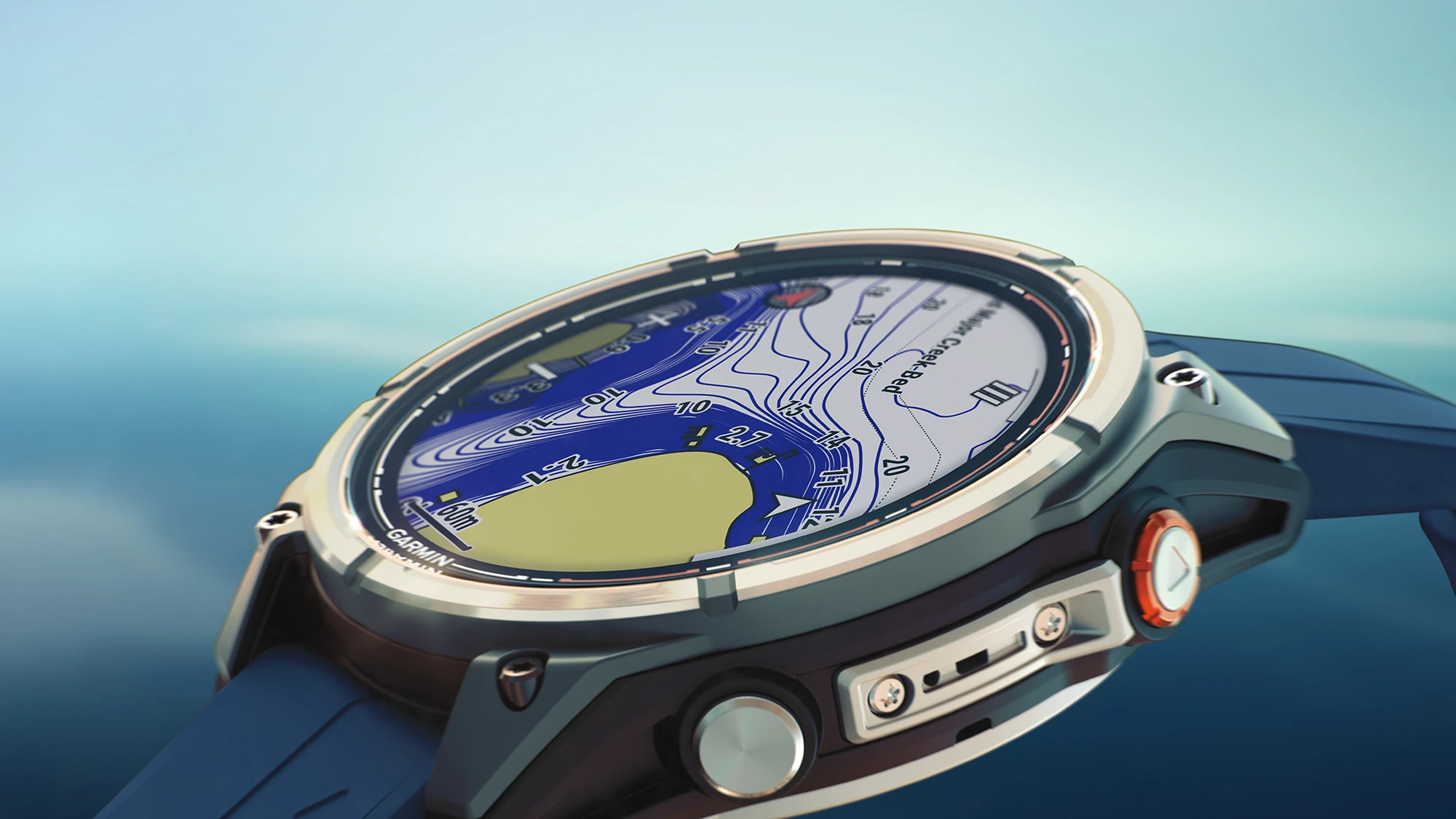 Seilklokke GARMIN Quatix 8 PRO Maritim klokke 47 mm Amoled mInreach SOS 0100319851