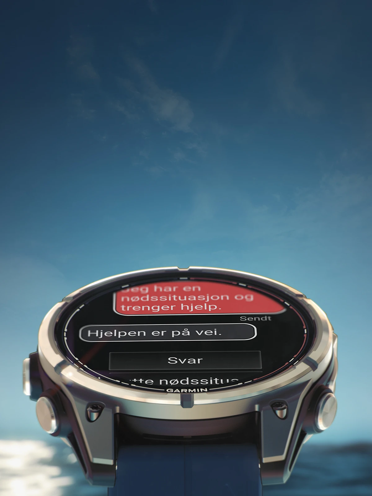 Seilklokke GARMIN Quatix 8 PRO Maritim klokke 47 mm Amoled mInreach SOS 0100319851