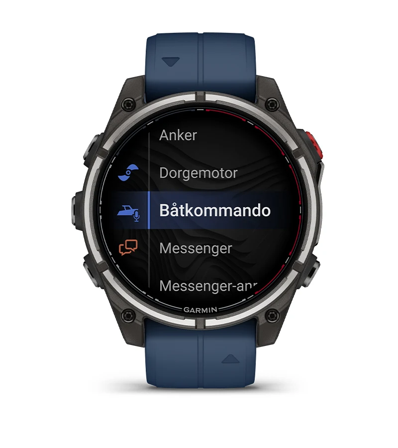 Seilklokke GARMIN Quatix 8 PRO Maritim klokke 47 mm Amoled mInreach SOS 0100319851