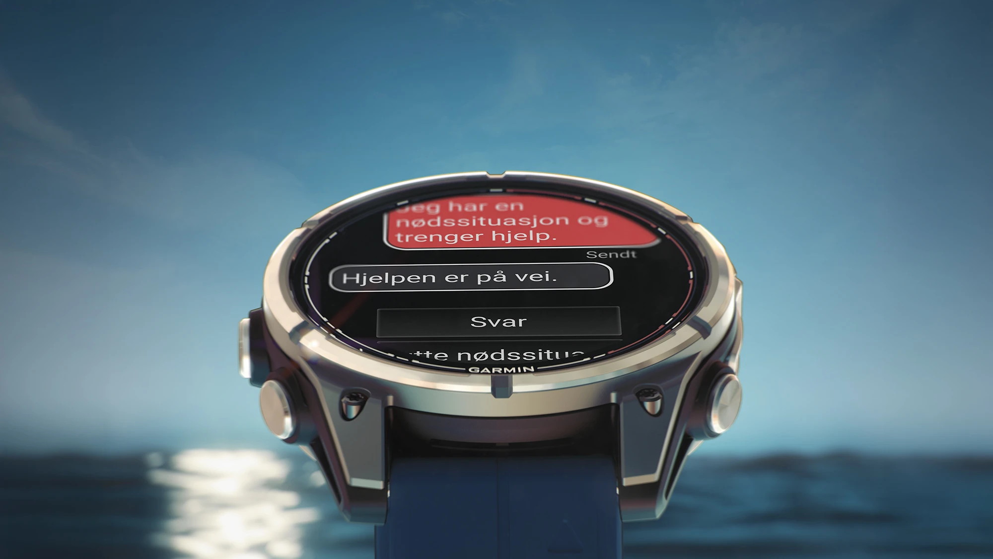 Seilklokke GARMIN Quatix 8 PRO Maritim klokke 47 mm Amoled mInreach SOS 0100319851