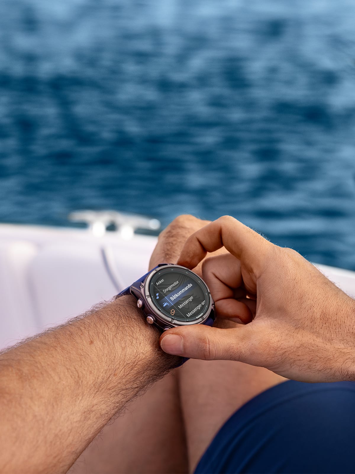 Seilklokke GARMIN Quatix 8 Maritim Sportsklokke 47 mm Amoled mInreach SOS 0100319851