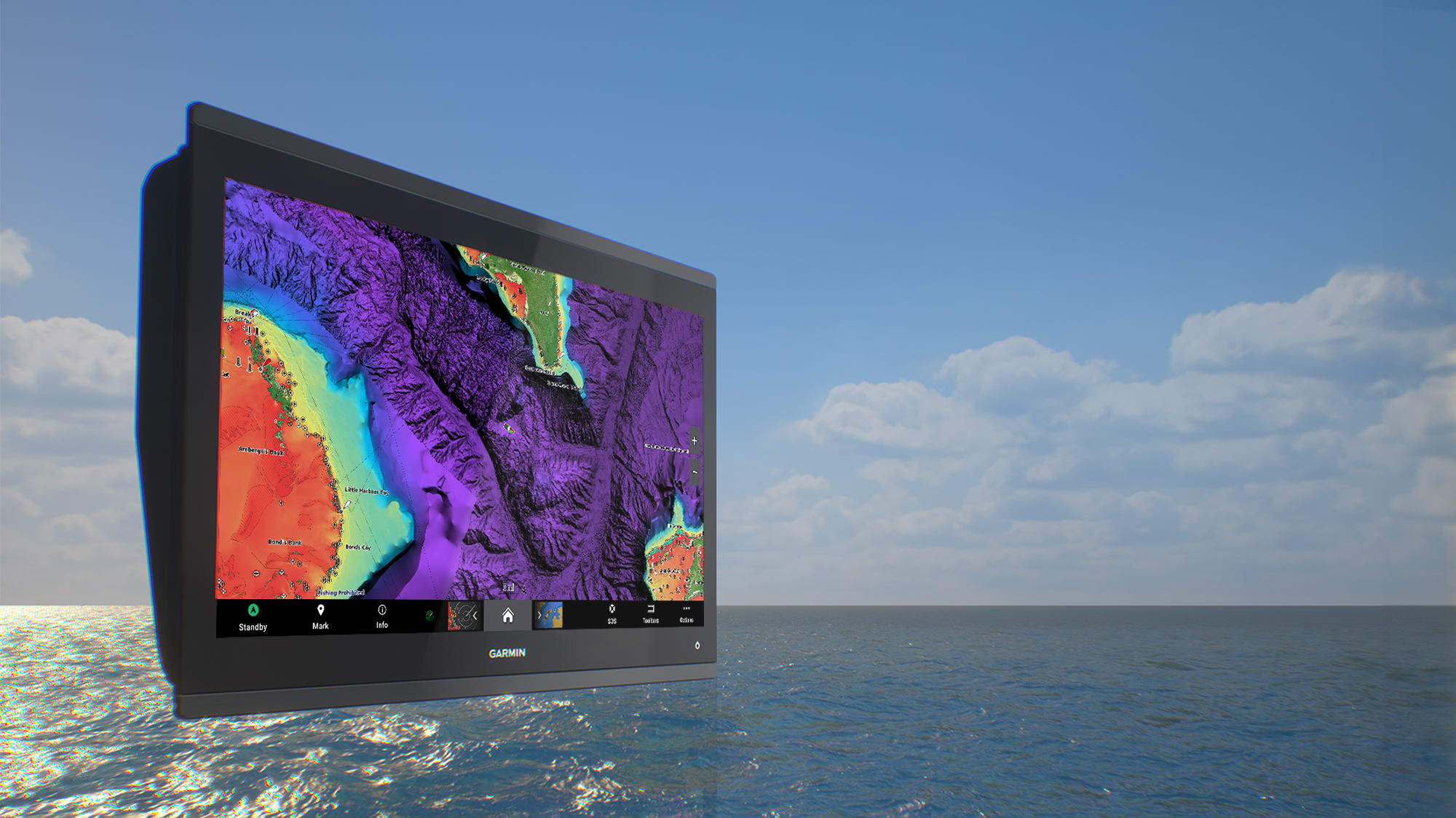 Device GARMIN GPSMAP 9010xsv 10 Premium kartplotter og ekkolodd 0100317502