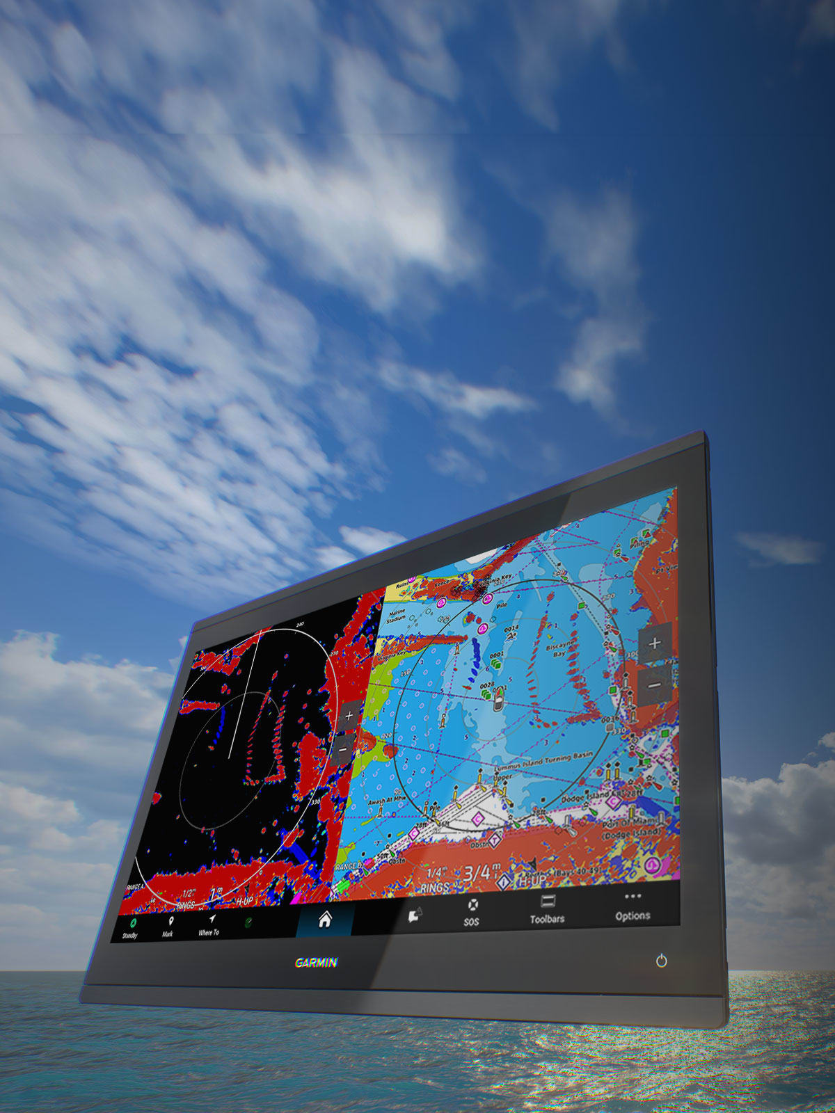 Device GARMIN GPSMAP 9010xsv 10 Premium kartplotter og ekkolodd 0100317502