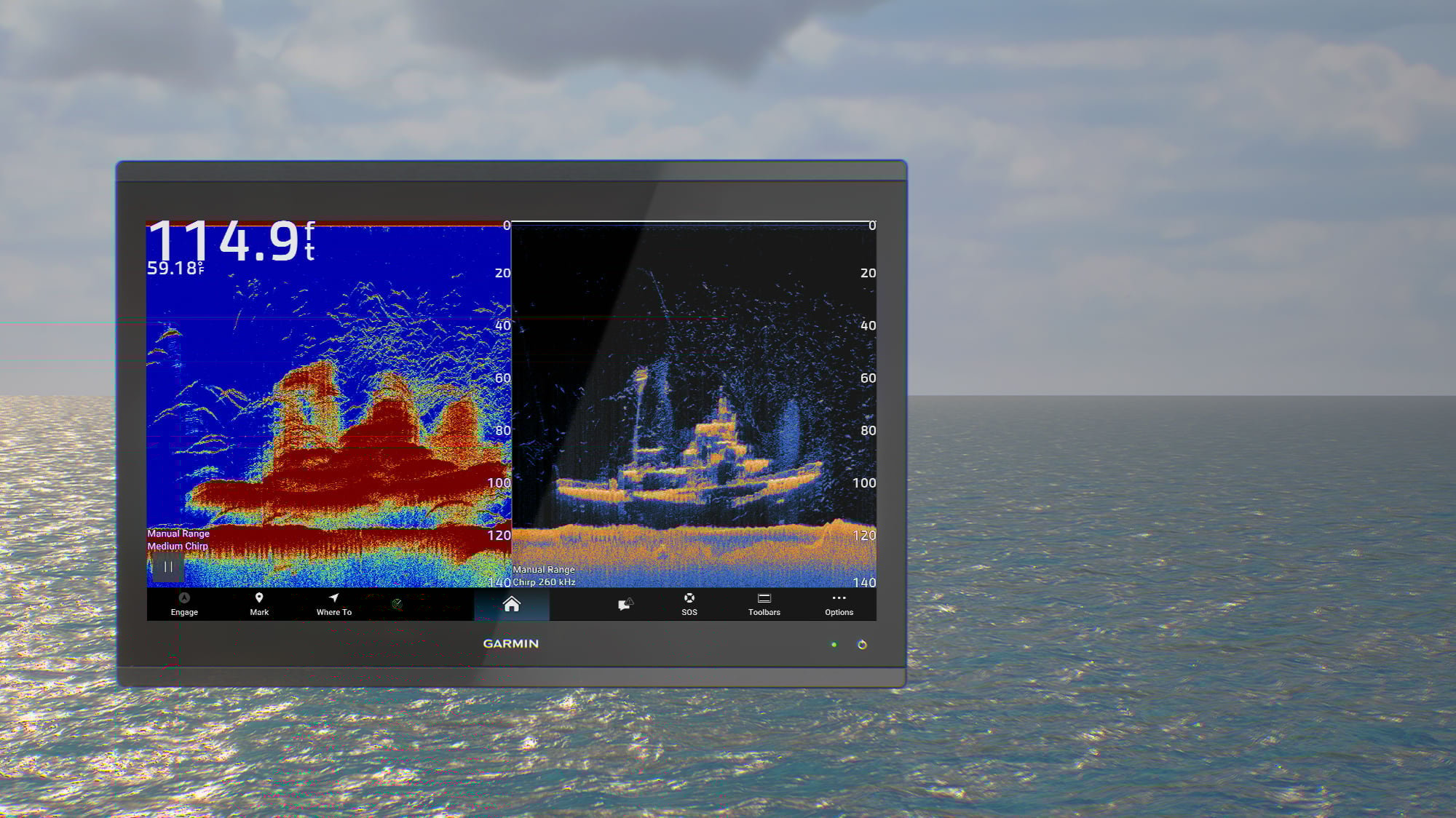 Device GARMIN GPSMAP 9013xsv 13 Premium kartplotter og ekkolodd 0100317602