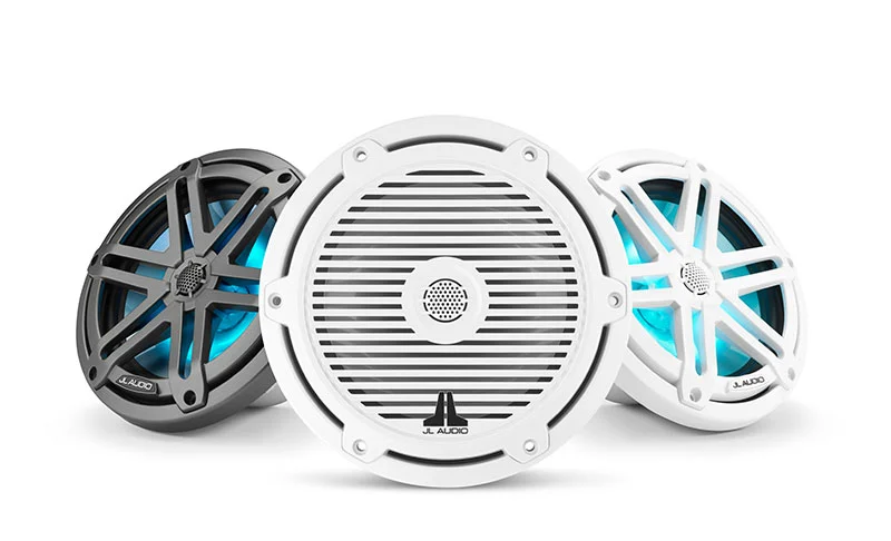 Båthøyttaler JL AUDIO M3 Marine høyttalere 77 Klassisk hvit front 4 Ohm 70W 2005926