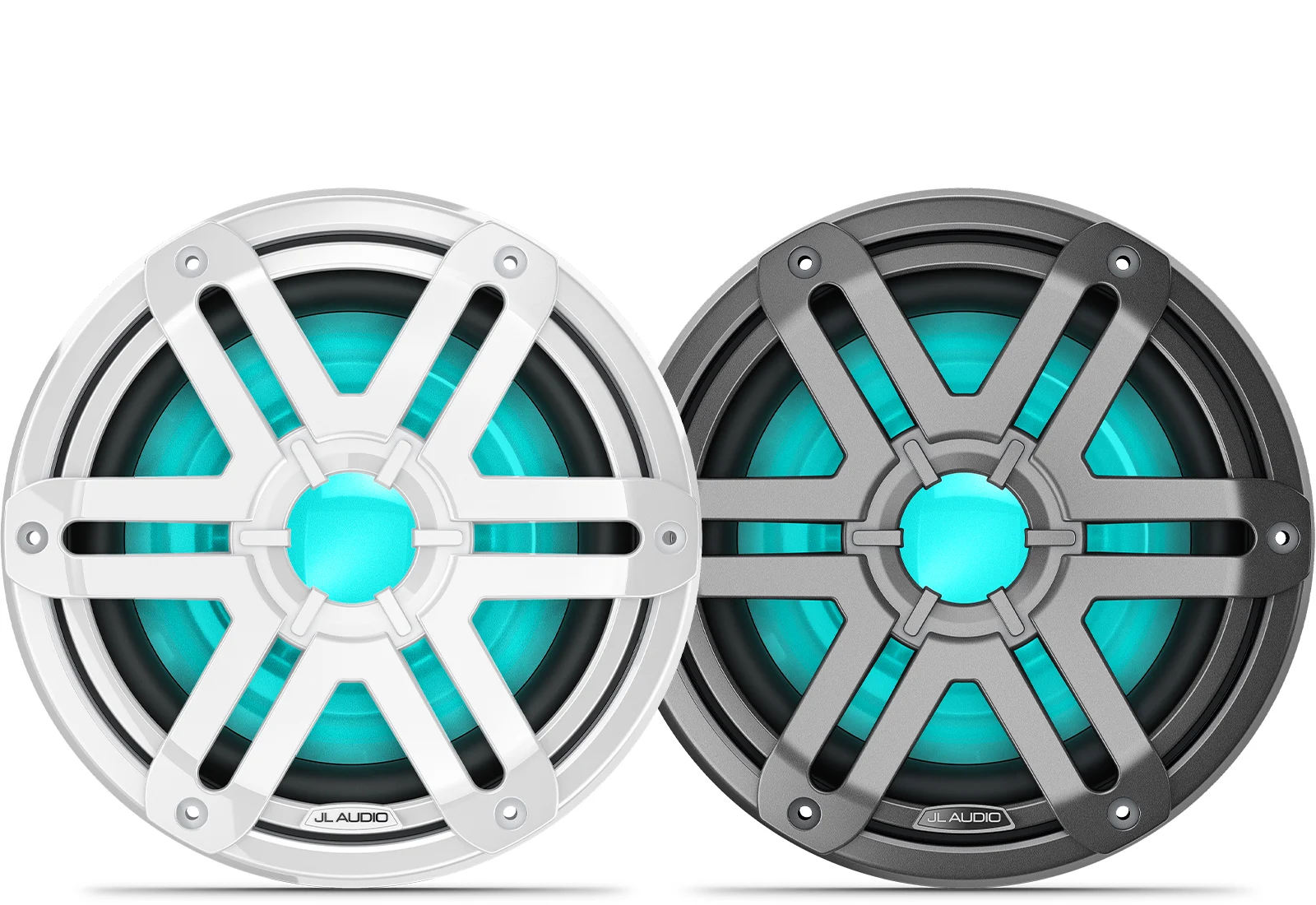 Subwoofer JL AUDIO M200 Marine 10 Hvit sportsfront LED RGB 4 Ohm 250W 0100475900