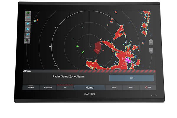 Radar GARMIN GMR Fantom 256 Åpen sort 96nm 125° Stråle 250W Bredbånd K100001235
