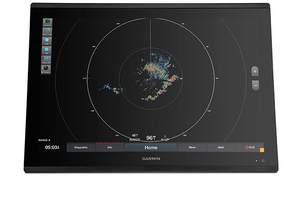 Radar GARMIN GMR Fantom 254 Åpen sort 96nm 18° Stråle 250W Bredbånd K100001234